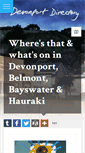 Mobile Screenshot of devonportdirectory.co.nz